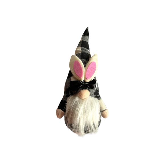 Pink Bunny Gnome DIY Easter Wreath Making Kit, Spring Rabbit Ribbon Bundle Set - Picture 2 of 5